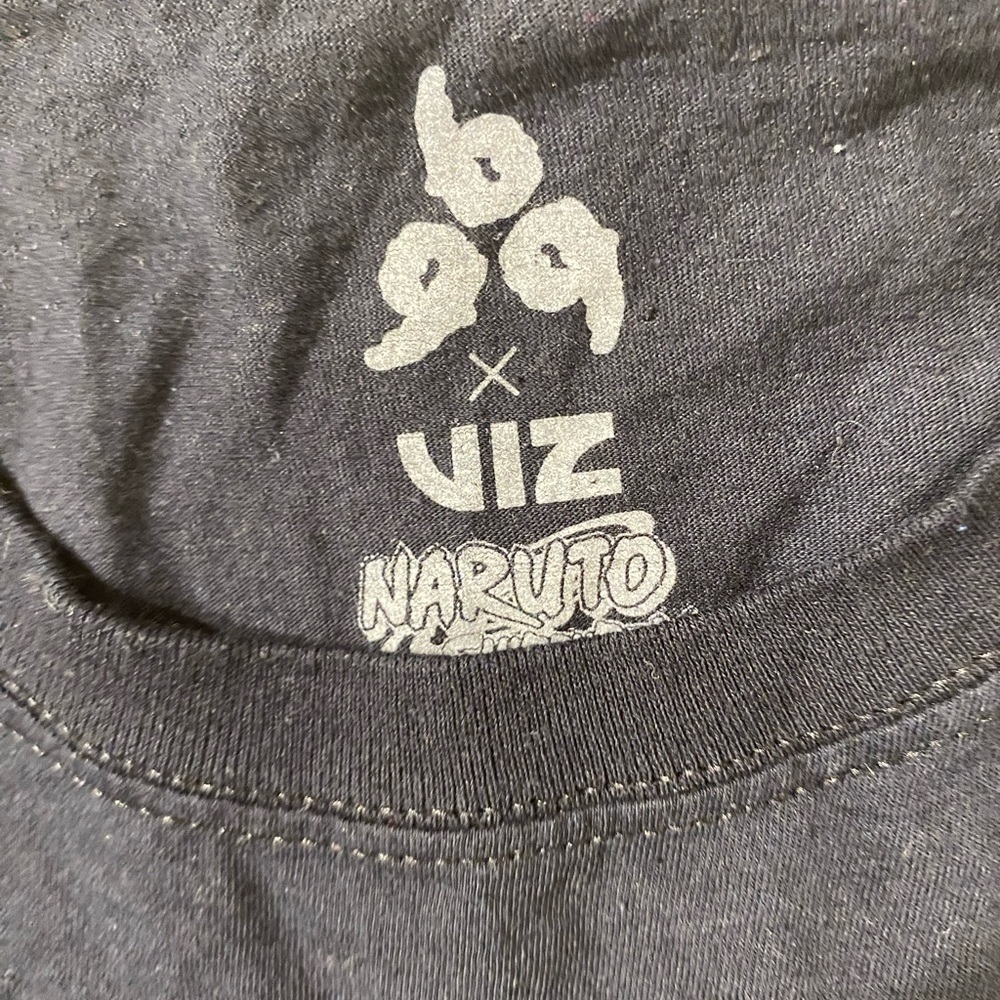 Naruto Shippuden Black Graphic T-Shirt Large (EX) - Picture 7 of 11